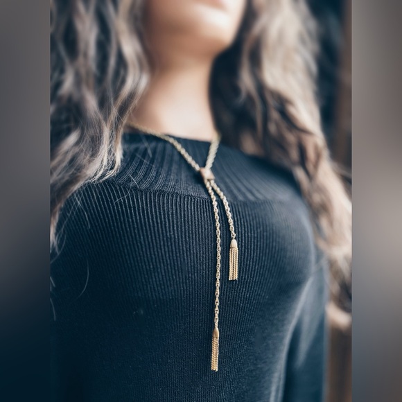 Necklace Vintage WRE Lariat - Picture 8 of 9